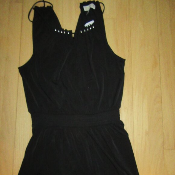 Michael Kors Other - NWT MICHAEL KORS ROMPER/SLEEVELESS/BLACK/SIZE LARGE/STUDS!